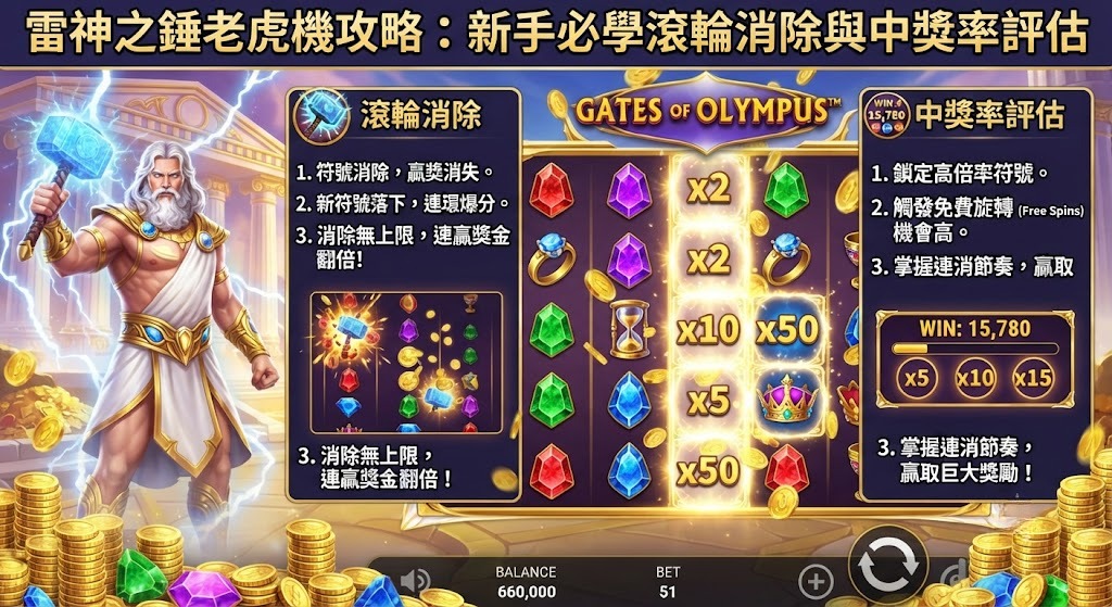 新手必學滾輪消除與中獎率評估