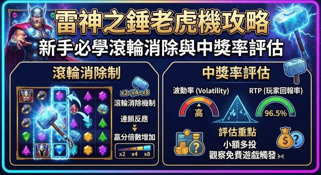 新手必學滾輪消除與中獎率評估