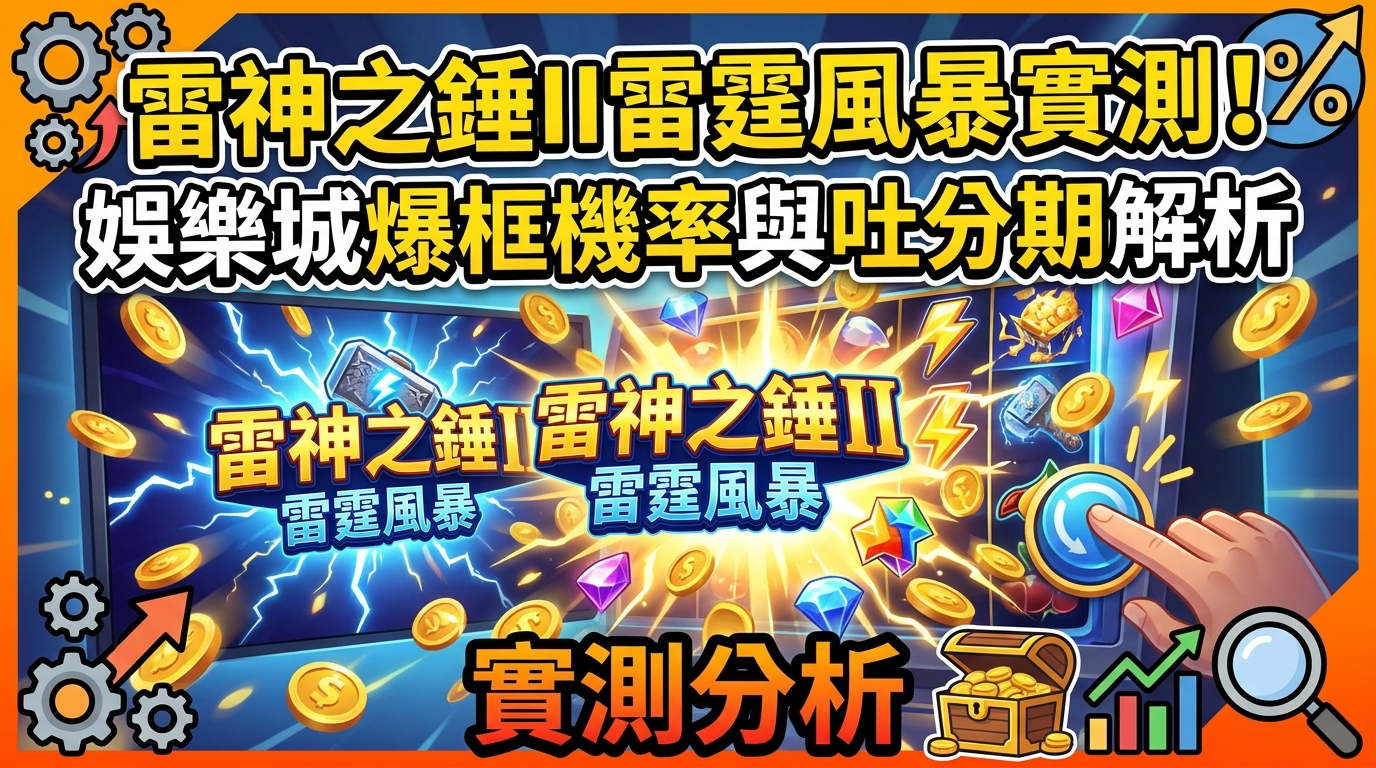 雷神之錘II雷霆風暴實測！娛樂城爆框機率與吐分期解析