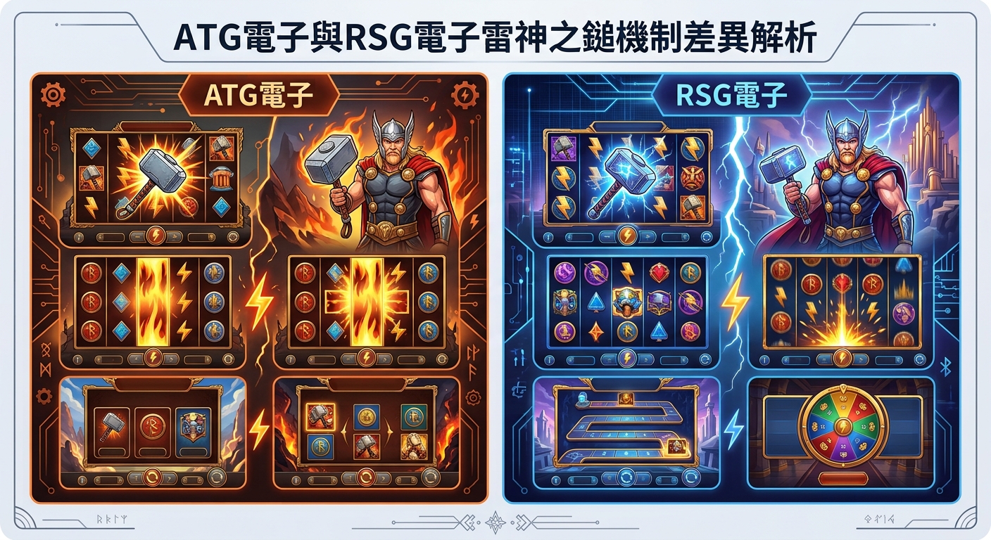 ATG電子與RSG電子雷神之鎚機制差異解析
