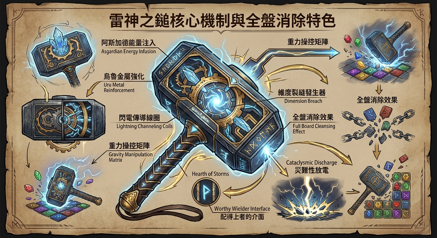 雷神之鎚核心機制與全盤消除特色