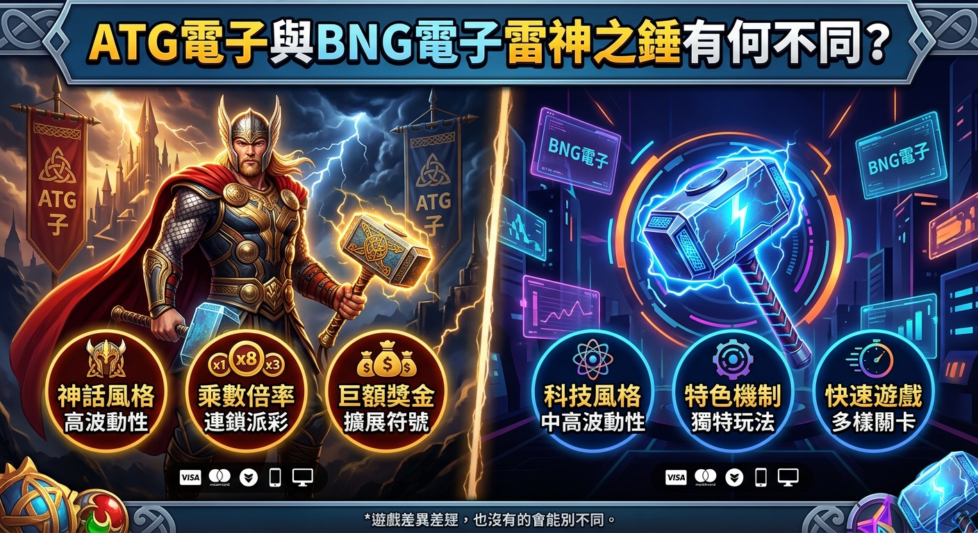 ATG電子與BNG電子雷神之錘有何不同？
